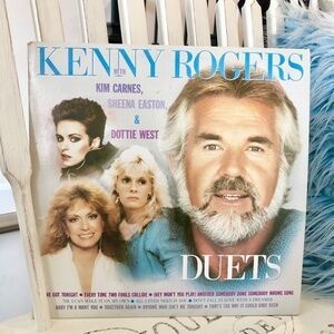 KENNY Rogers, Duets, Vinyl, Record Album, Vintage, 1980s, Nice Condition